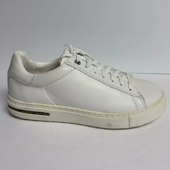Birkenstock Women’s Bend Low White Lesther Sneakers Size EU 38 US 7 Narrow